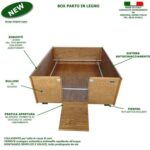 Box Parto in Legno Modello 4XL Esploso